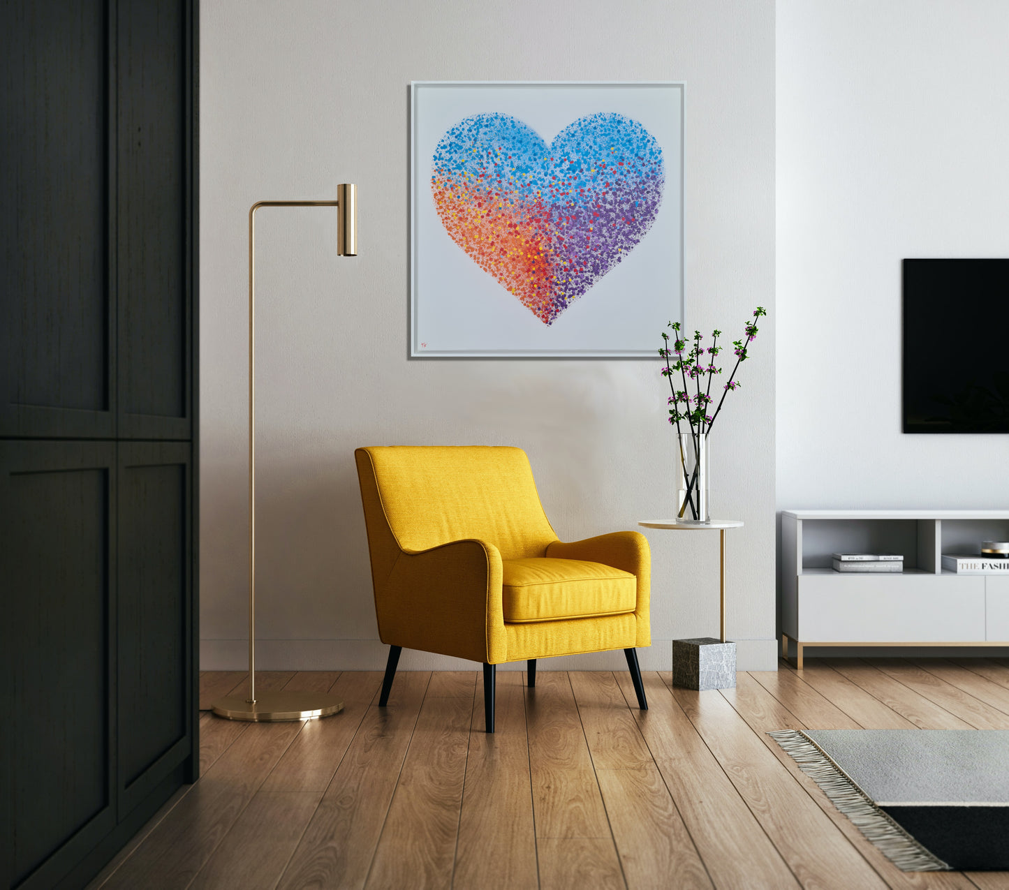 A Vibrant heart (XL)