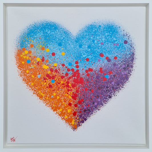 A Vibrant Heart (40 x 40cm)